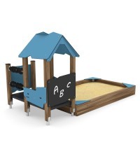 Žaidimų aikštelė ir smėlio dėžė Vinci Play Solo WD1455 - Mėlyna