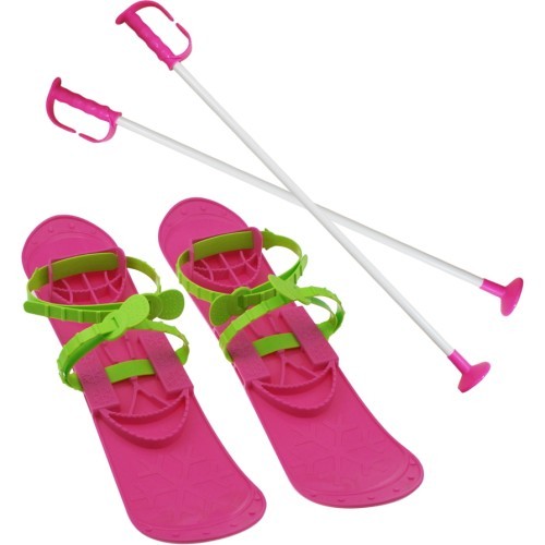 Children's Ski Set Sulov Big Foot - Pink