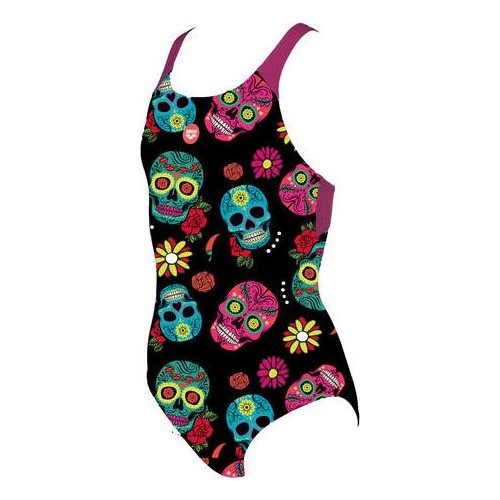 One-Piece Swimsuit For Girls Arena G Crazy Skulls Carnival - 500