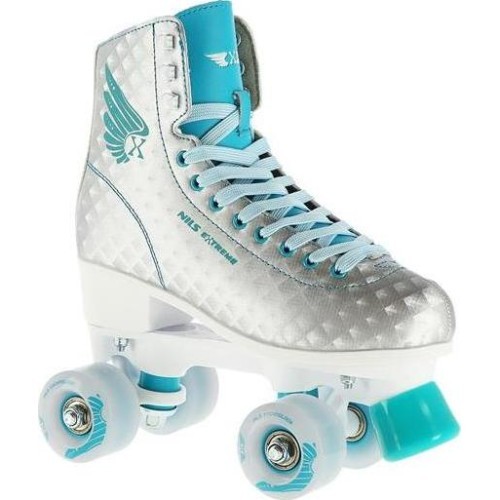 NQ14198 ROLLER SKATES NILS EXTREME - Silver-turquoise