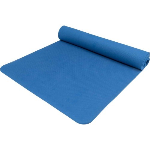 Коврик для йоги Yate TPE, синий, 195x61x0,6 см