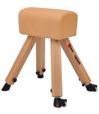 Gimnastikos ožys Coma-Sport GS-316 – medinės kojos, natūrali oda