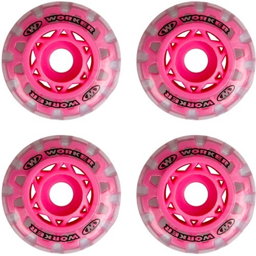 Inline Wheels Worker TriGo Skate, 64 mm - Pink