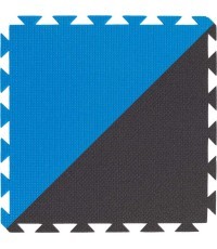 Grindų danga  Yate, 43x43x1.0cm, juoda/mėlyna