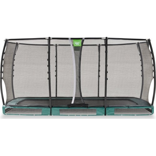 EXIT Allure Premium ground trampoline 244x427cm - green
