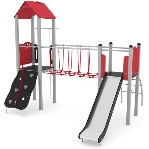 Playground Vinci Play Steel 0203-1 - Red