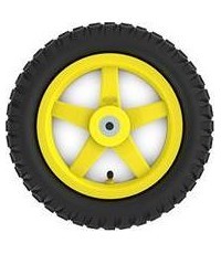 Wheel yellow 12.5x2.25-8 all terrain