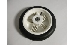 Белое колесо 12.5x3.00-9, гладкое (slick)