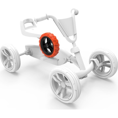 Wheel 9x2 Cross - Black/Orange Rear Left
