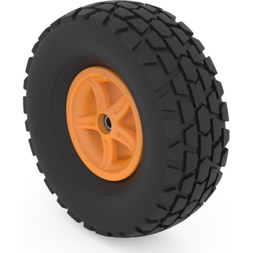 Wheel 5-spoke orange 460/165-8 all terrain