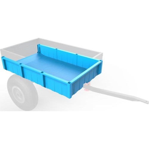 Large Trailer - Container, blue