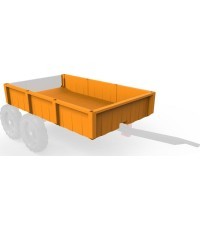 Large Trailer - Container, orange