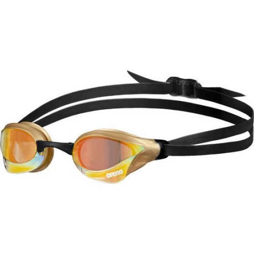 Veidrodiniai plaukimo akiniai Arena Cobra Core Swipe, aukso sp.-geltoni