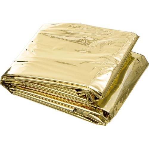 Emergency Blanket MFH, Silver and Gold Coated