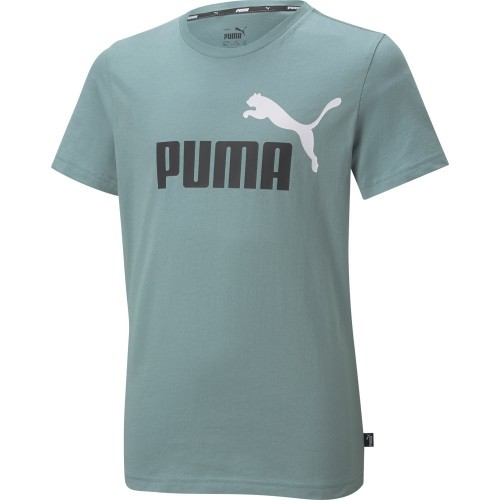 Puma Marškinėliai Paaugliams Ess+ Col Logo Green 586985 50