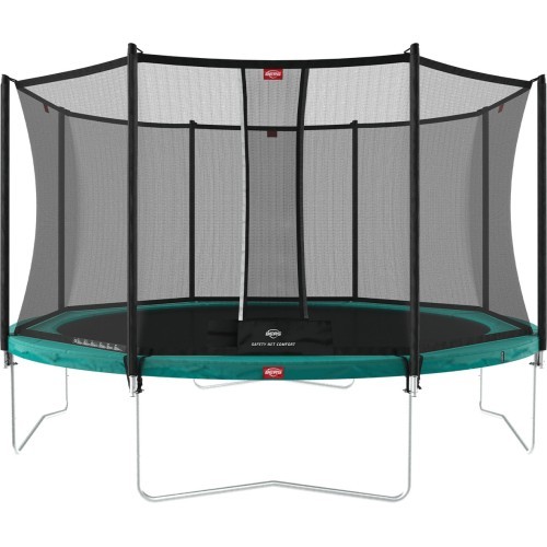 Trampoline Set BERG Favorit Green 380 + Safety Net Comfort