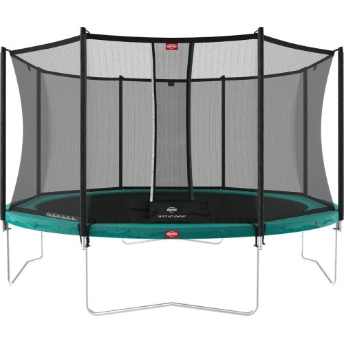 Trampoline Set BERG Favorit Regular 430 Green + Safety Net Comfort