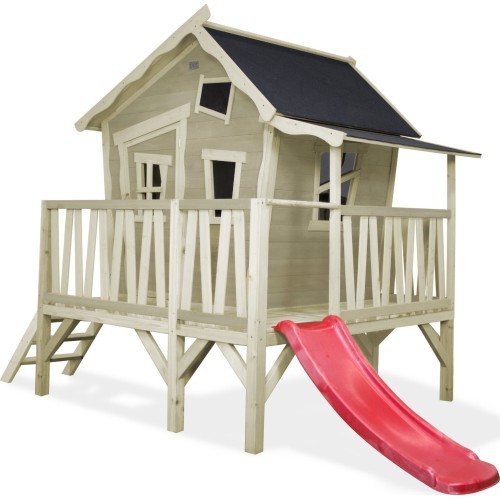EXIT Crooky 350 wooden playhouse - grey-beige