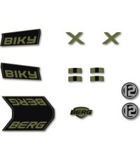 Biky - Sticker set Retro Green