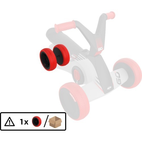 BERG GO² SparX Red - Rear Wheel