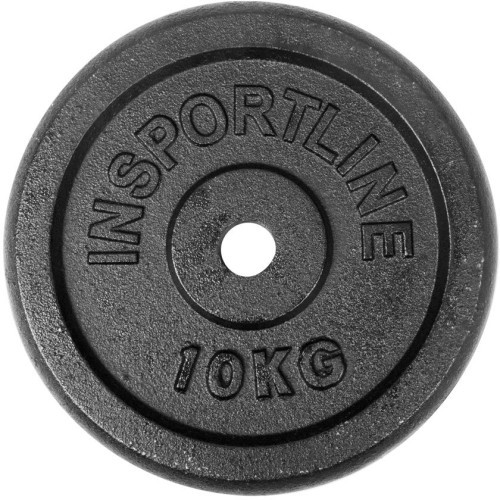 Стальная весовая плита inSPORTline Blacksteel 10 кг