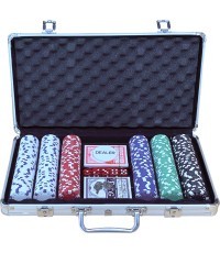 Pokerio rinkinys - lagaminas su 300 žetonų Buffalo