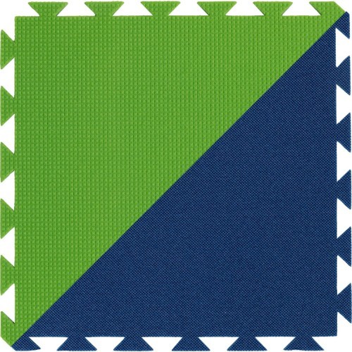 Grindų danga Yate, 43x43x1.0cm, mėlyna/žalia