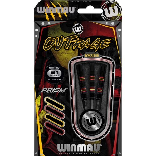 Winmau Outrage brass steel tip darts