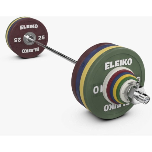 Set Eleiko Performance - 190 kg, men, coloured