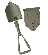 GERMAN TRIFOLD SHOVEL WITH POUCH