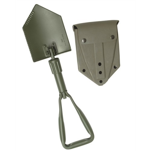 GERMAN TRIFOLD SHOVEL WITH POUCH