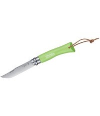 Kišeninis peilis Opinel Trekking Nr.7, nerūdijančio plieno ašmenimis, žalia rankena