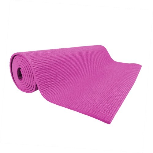 Aerobic mat inSPORTline Yoga 173x60x0,5cm - Pink