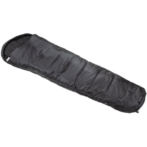 Спальный мешок FoxOutdoor, черный, 2 слоя