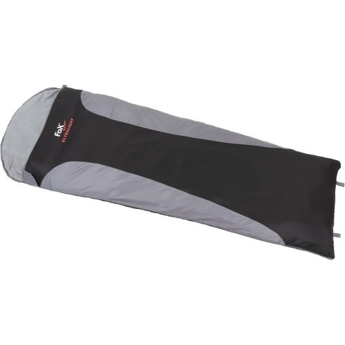 Sleeping Bag FoxOutdoor Ultralight - Black-Grey