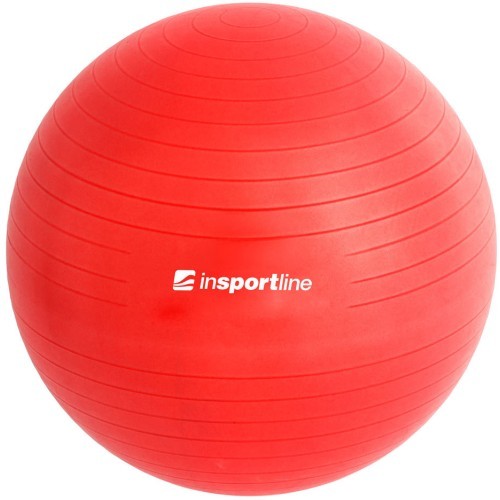 Gimnastikos kamuolys + pompa inSPORTline Top Ball 55 cm - Raudona