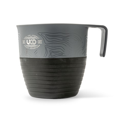 Sulankstomas puodelis UCO 350ml, pilkas-juodas