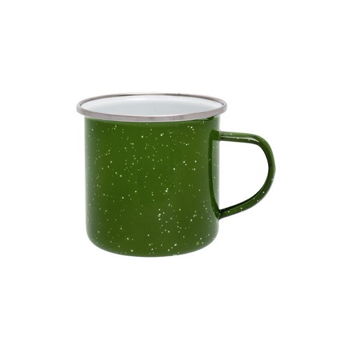 Emaliuotas puodelis Origin Outdoors 360ml, žalias