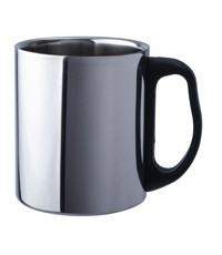 Nerūdijančio plieno puodelis BasicNature Thermomug, 0.3L