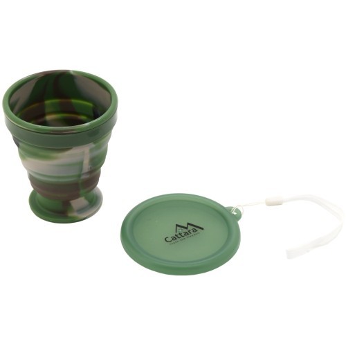 Silicone folding cup ARMY 200ml