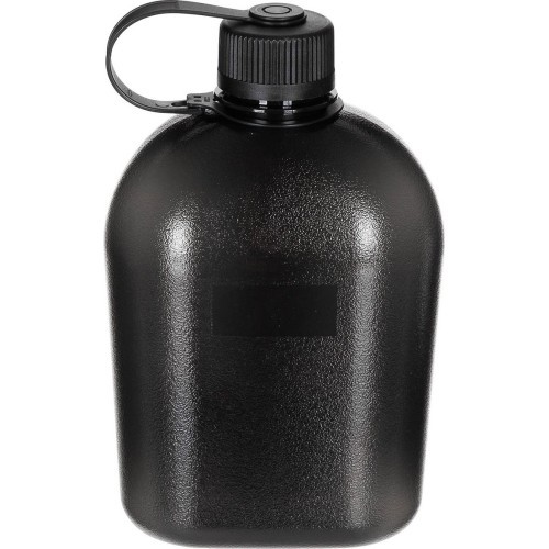 Питьевая бутылка MFH GEN II, черно-прозрачная, 1л
