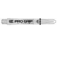 Dart Shafts Target Pro Grip Spin Clear Short - 3 x 3 pakuotės