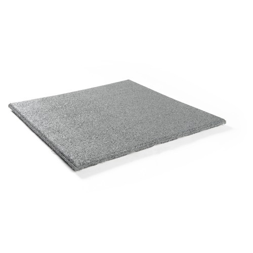 Rubber Tile Base Premium - Square, Grey