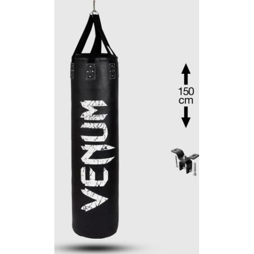 Venum Challenger Heavy bag + потолочный крюк - черный/белый - наполнитель - 150 см