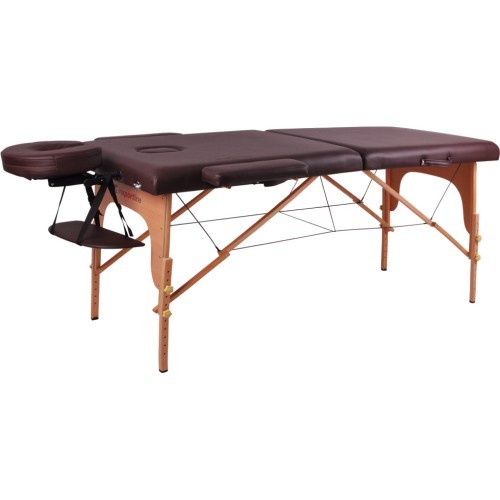 Mobilus medinis masažo stalas 2 dalių inSPORTline Taisage - Ruda