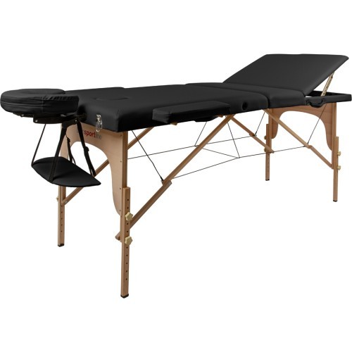 Массажный стол inSPORTline Japane 3-Piece Wooden - Black