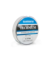 Valas Shimano Technium, 200m, 0.255mm, 6.1kg, pilkas