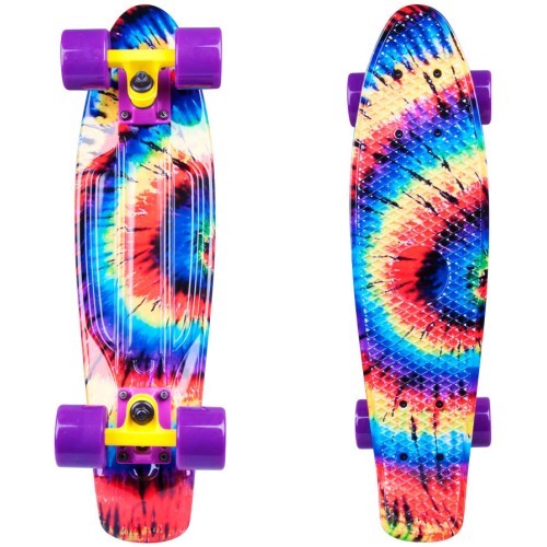 Мини-скейтборд WORKER Colory 22ʺ -  Acid Rainbow 