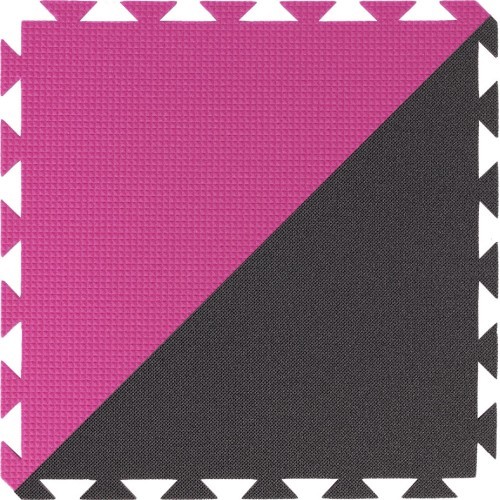 Напольное покрытие Yate, 43x43x1,0 см, розовый/серый