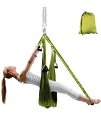 Гамак для йоги Antigravity Aero Yoga Hammock inSPORTline Hemmok - Green